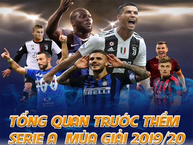 Serie A 2019/20 hứa hẹn bùng nổ: Thế lực trỗi dậy, thách thức ”vua” Juventus - Ronaldo