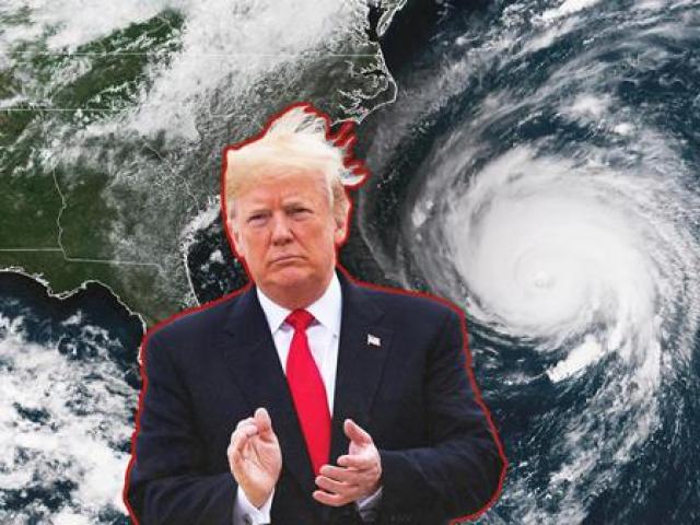 Ông Trump: Tại sao không dùng bom hạt nhân ném vào tâm bão?