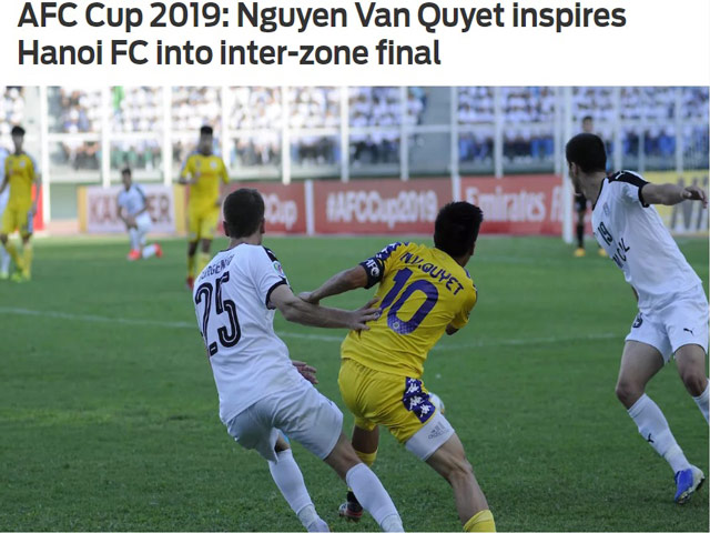Hà Nội FC gây chấn động AFC Cup: Báo châu Á không tiếc lời khen Văn Quyết