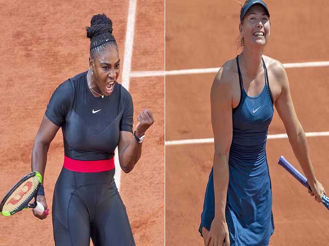 Video, kết quả tennis Sharapova - Serena: Sức mạnh sấm sét, break liên hồi (Vòng 1 US Open)