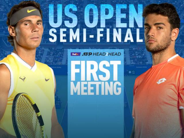 Trực tiếp tennis Nadal - Berrettini: Giải mã hiện tượng chạm ”thiên đường” thứ 5 (Bán kết US Open)