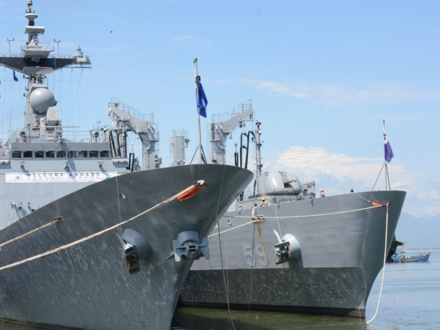 Tàu khu trục Hải quân Hàn Quốc cập cảng Đà Nẵng