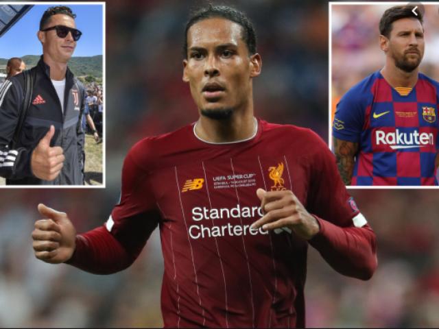 Van Dijk ăn lương mới 5,6 tỷ đồng/tuần chờ ẵm QBV: Dùng Messi, Ronaldo để thăng tiến