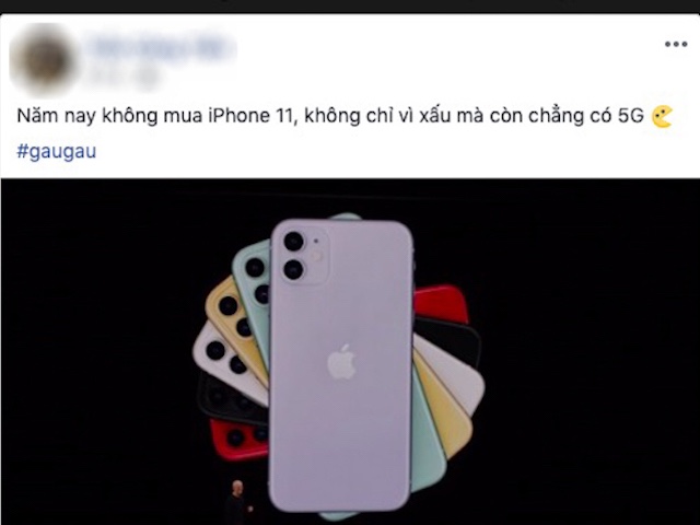 Dân mạng ”loạn nhịp” khi đánh giá iPhone 11 vừa ra mắt