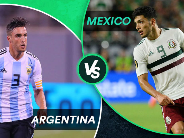 Trực tiếp bóng đá Argentina - Mexico: Jimenez - Lozano lĩnh xướng hàng công