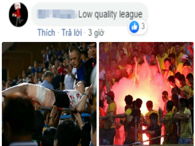 Pháo sáng chấn động V-League: Fan Đông Nam Á kinh hãi, chê ”giải đấu làng”