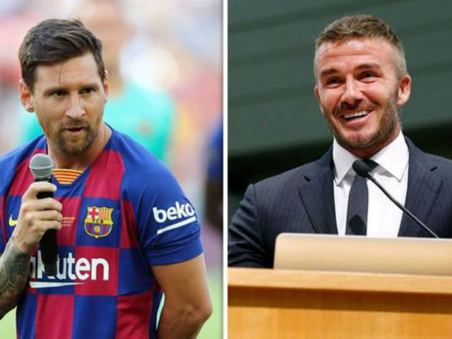 Ngã ngửa bố Messi gặp ”sứ giả” Beckham: Bỏ Barca tới Mỹ không phải trò đùa