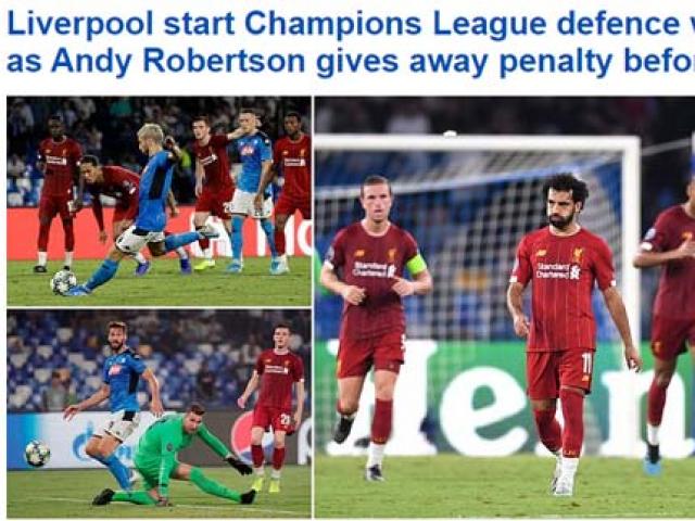 ĐKVĐ Liverpool thua sốc ra quân cúp C1: Báo chí ”tấn công” Van Dijk - Klopp