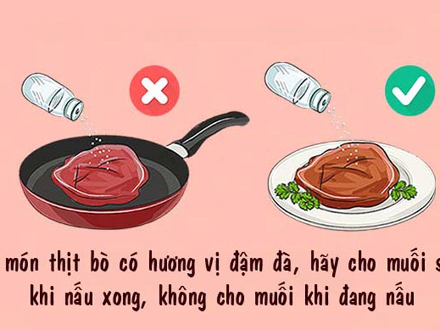 12 mẹo nấu ăn bất bại giúp nàng vụng mấy cũng ”thành thần”