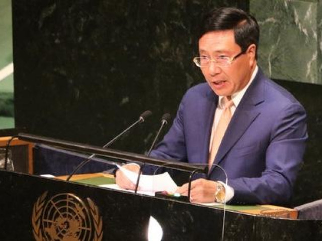 Phó Thủ tướng nêu vấn đề xâm phạm chủ quyền của Việt Nam trên Biển Đông tại Đại Hội đồng LHQ