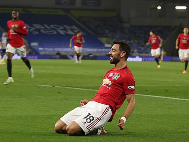 Video highlight trận Brighton – MU: Cú đúp Fernandes, Pogba góp dấu giày