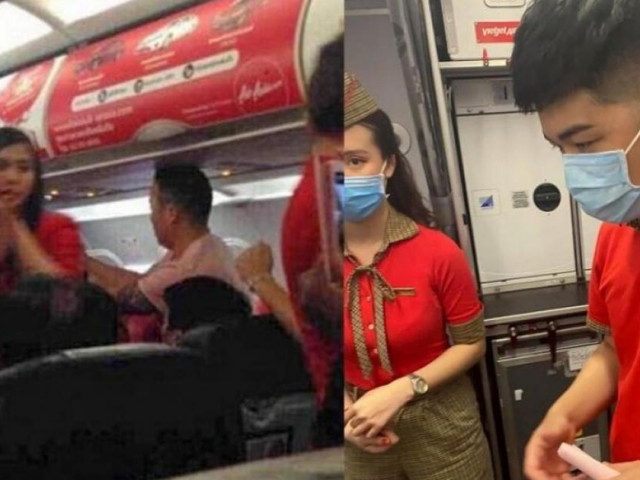 Cấm bay 12 tháng nữ hành khách ném điện thoại vào tiếp viên