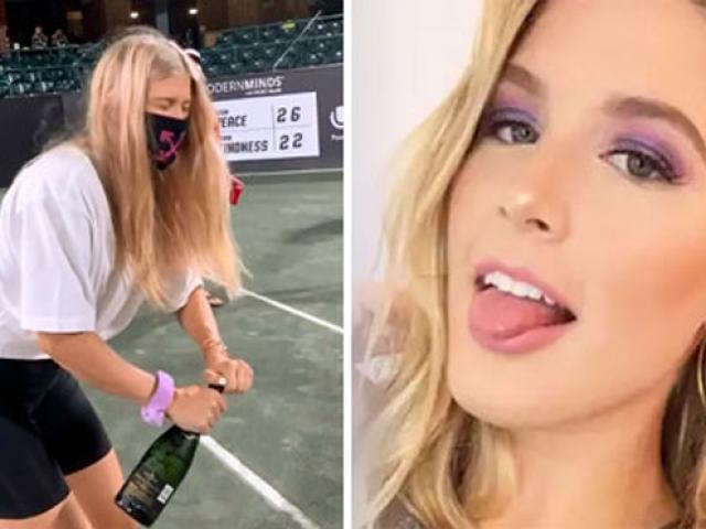 Bouchard cùng 15 kiều nữ “lên núi” chơi tennis như châm chọc Djokovic