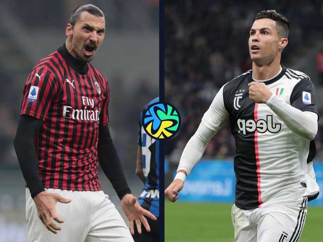 Nhận định bóng đá AC Milan - Juventus: Ibrahimovic đại chiến Ronaldo, định đoạt ngai vàng