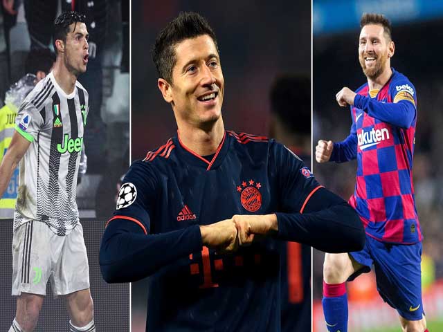 Ronaldo 5 bàn/5 trận: Messi khóc thét, Lewandowski lo mất Giày vàng