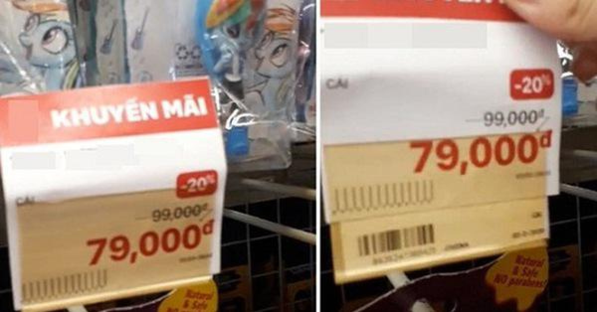 Mánh khóe giảm giá của siêu thị, cửa hàng khiến khách hàng ”giận tím người”