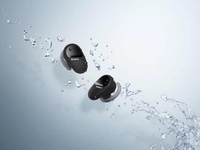 Sony trình làng tai nghe không dây WF-SP800N, thích ứng âm thanh theo môi trường