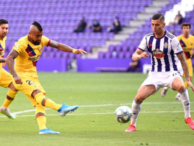 Video highlight trận Real Valladolid - Barcelona: Bước ngoặt lão tướng, nín thở phút bù giờ