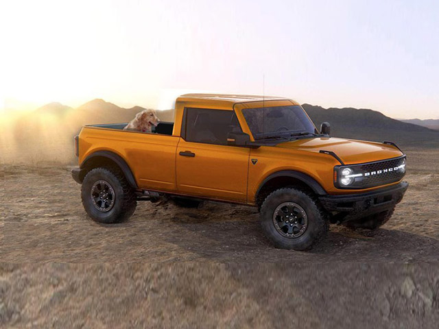 Ford Bronco sẽ phát triển biến thể bán tải off-road đấu Jeep Gladiator