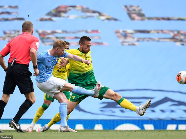 Video highlight trận Man City - Norwich: Phủ đầu choáng váng, siêu phẩm De Bruyne