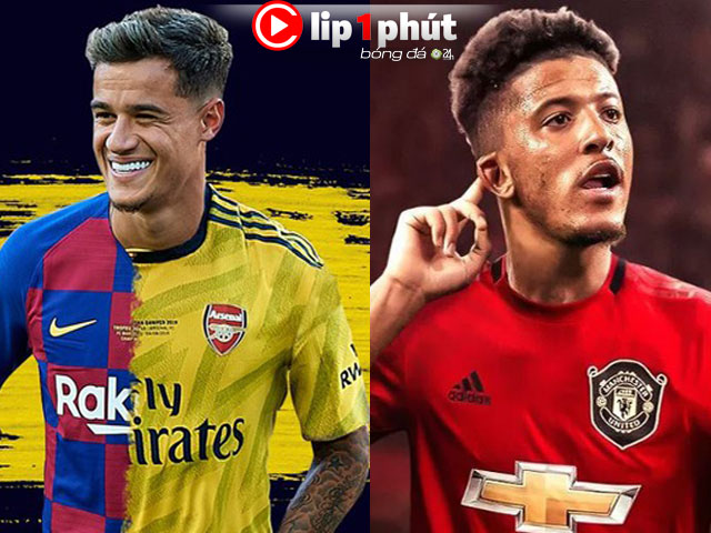 Sửng sốt Arsenal bị dụ mua Coutinho, Sancho đến MU giá bao nhiêu? (Clip 1 phút Bóng đá 24H)