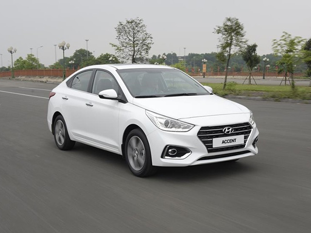 Giá lăn bánh xe Hyundai Accent mới nhất tháng 8/2020