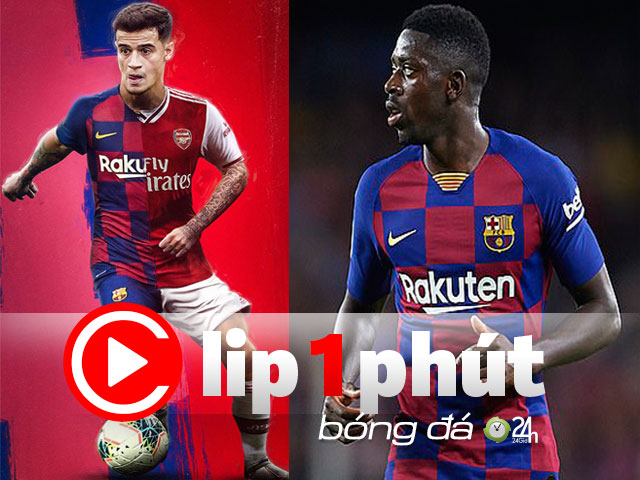 Liverpool và Arsenal chờ nổ ”bom tấn”, MU rước SAO Barca nếu lỡ Sancho (Clip 1 phút Bóng đá 24H)