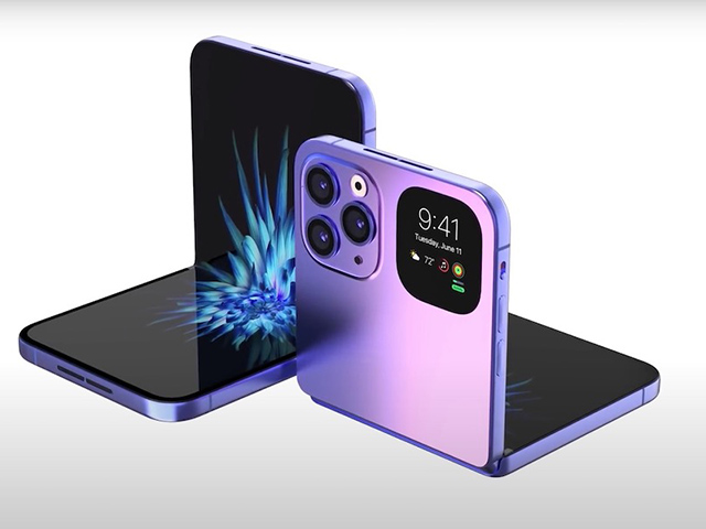 iPhone có màn hình gập lại có gì thú vị hơn Galaxy Fold?