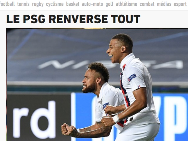 PSG ngược dòng kỳ tích Cúp C1: Báo chí châu Âu ngất ngây vì Neymar - Mbappe