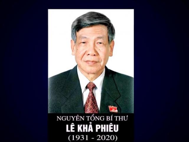 Quốc tang nguyên Tổng Bí thư Lê Khả Phiêu