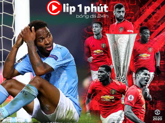 Man City thua sốc ở cúp C1, kém xa MU khi ra ”biển lớn” (Clip 1 phút Bóng đá 24H)