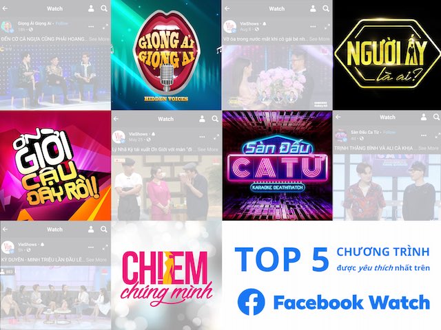 5 show truyền hình hấp dẫn người Việt nhất trên Facebook Watch