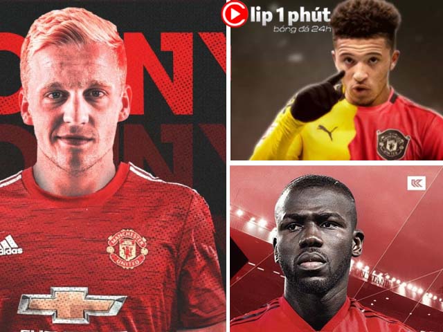 MU mua Van de Beek, thừa cơ đón thêm hàng loạt ”bom tấn” (Clip 1 phút Bóng đá 24H)