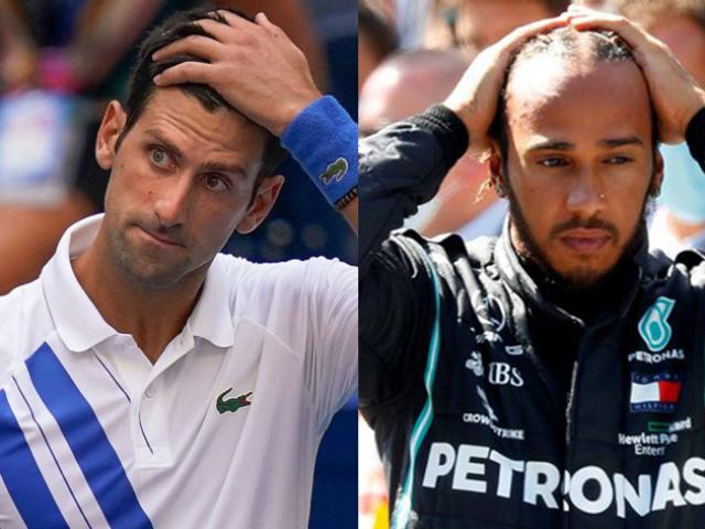 Ngày đen đủi của sao số 1 thế giới: Djokovic bị đuổi, Hamilton dính vố đau