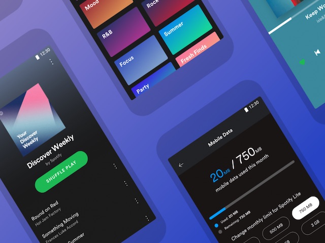 Nghe nhạc online miễn phí với Spotify Lite dung lượng siêu tí hon