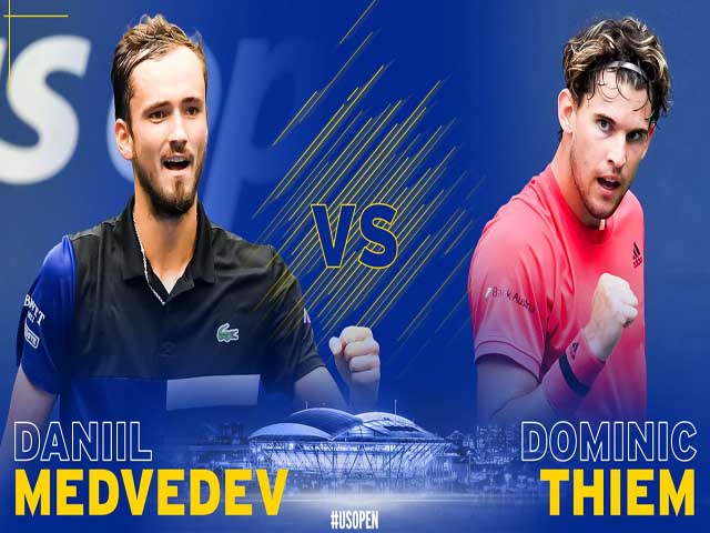 Video tennis Medvedev - Thiem: Căng thẳng 2 loạt tie-break, dứt điểm trong 3 set (Bán kết US Open)