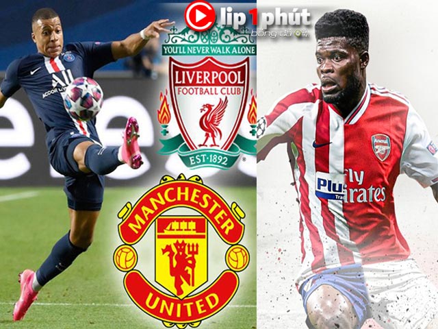 MU định giành Mbappe với Liverpool, Arsenal tiến rất gần ”máy quét” Partey (Clip 1 phút Bóng đá 24H)