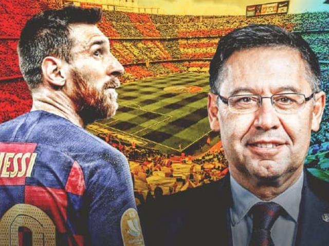 Barca ”nổi sóng”, Bartomeu dễ ”bay ghế” trước khi gặp Messi đòi giảm lương