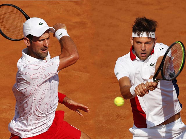 Trực tiếp tennis Djokovic - Krajinovic: Nole 2 lần ôm hận đồng hương (Vòng 3 Rome Masters)