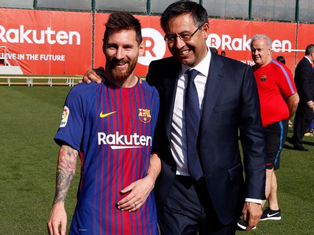 Chủ tịch Barcelona quyết tâm không từ chức, muốn ”cầu hòa” với Messi
