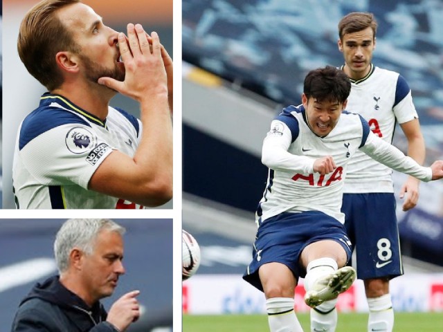Tottenham sảy chân: Mourinho ”xử phũ” Son Heung Min, Kane thẻ đỏ cay đắng