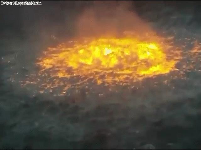 Cảnh tượng như ”cổng địa ngục” xuất hiện ở vịnh Mexico
