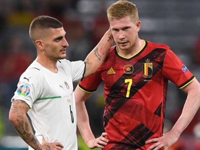 Bỉ thua đau Italia ở EURO, cực choáng De Bruyne rách dây chằng nén đau ra sân
