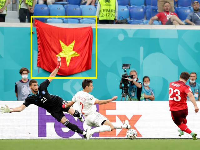 Báo Tây Ban Nha ngỡ ngàng vì lá cờ Việt Nam ở EURO, fan thế giới bàn tán