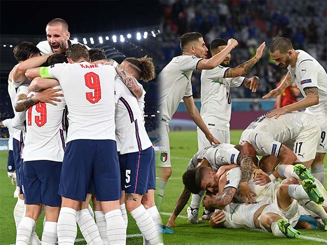 Đội tuyển hay nhất tứ kết EURO: Anh - Italia khuynh đảo châu Âu, chờ chung kết trong mơ