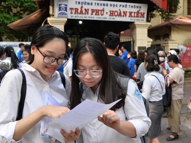 40 trường THPT công lập của Hà Nội hạ điểm chuẩn vào lớp 10