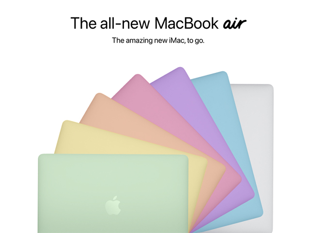Trọn bộ màu sắc MacBook Air 2021, lung linh không kém iMac