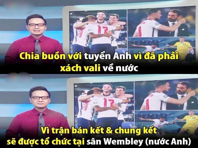 MC đài VTV nói một câu ”gây sốc” về tuyển Anh, hàng triệu fan bóng đá phấn khích