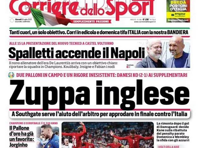 Báo Italia chê Sterling ngã vờ kiếm 11m, fan nghi ngờ sẽ có dàn xếp ở chung kết EURO