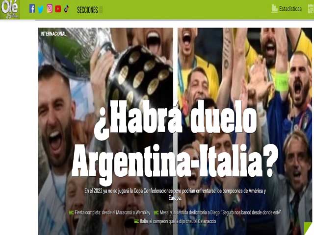 Báo Argentina gạ ĐT Italia đấu trận ”sinh tử”, tìm ra nhà vô địch tuyệt đối